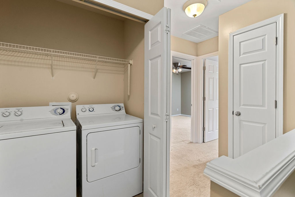 8209 Clasara Circle Raleigh, NC 27613 - Photo 14 of 27 Landing and Laundry
