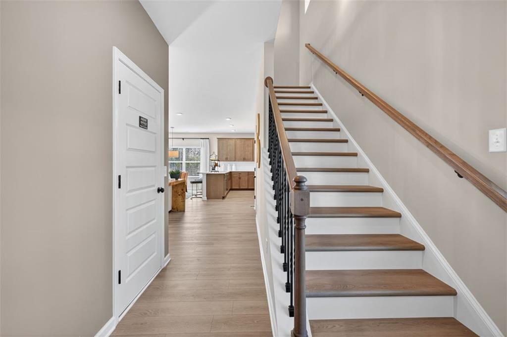 114 Andros Loop Dalton, GA 30721 - Photo 3 of 41 a view of entryway and hall with wooden floor