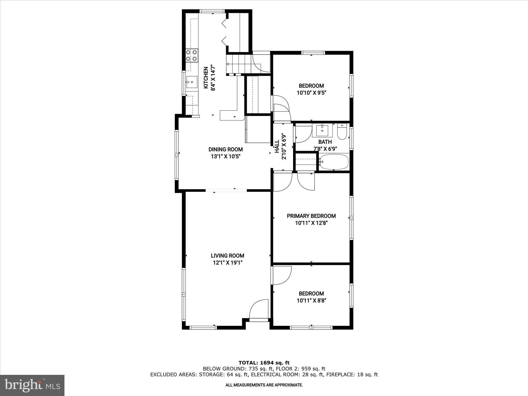 6716 Richardson Road Baltimore, MD 21207 - Photo 32 of 35 2nd_floor_6716_richardson_road_gwynn_oak_with_dim