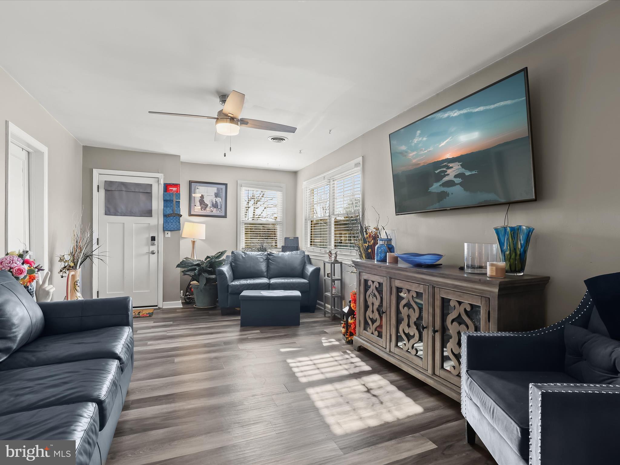 Front entry & living room