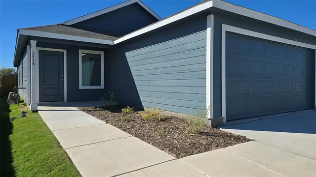 a front view of house