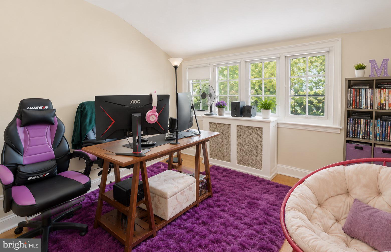 1209 Lenox Road Jenkintown, PA 19046 - Photo 24 of 45 Chic workspace with vibrant accents.
