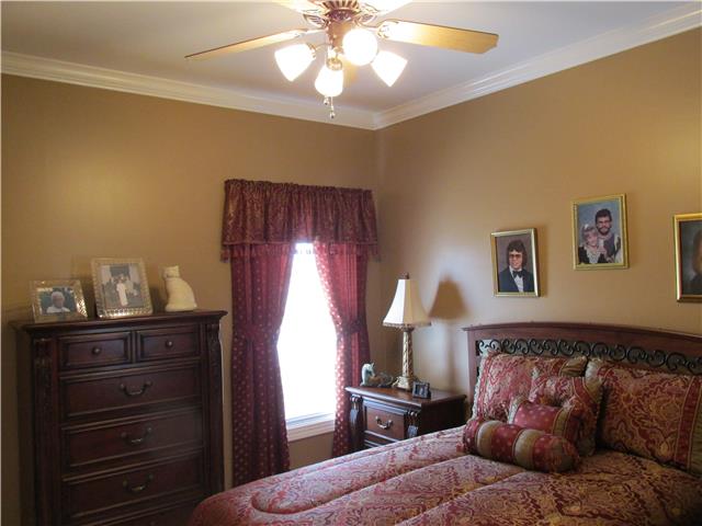 3555 Rabbit Run Trail Clarksville, TN 37043 - Photo 15 of 19 11x11 Bedroom Consist of Flooring Length Window, Ceiling Fan, Extra Large Closet and Crown Molding.