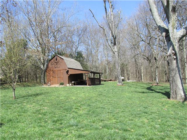 3555 Rabbit Run Trail Clarksville, TN 37043 - Photo 19 of 19 View of the Back Yard and Storage Building with Concrete Pad.