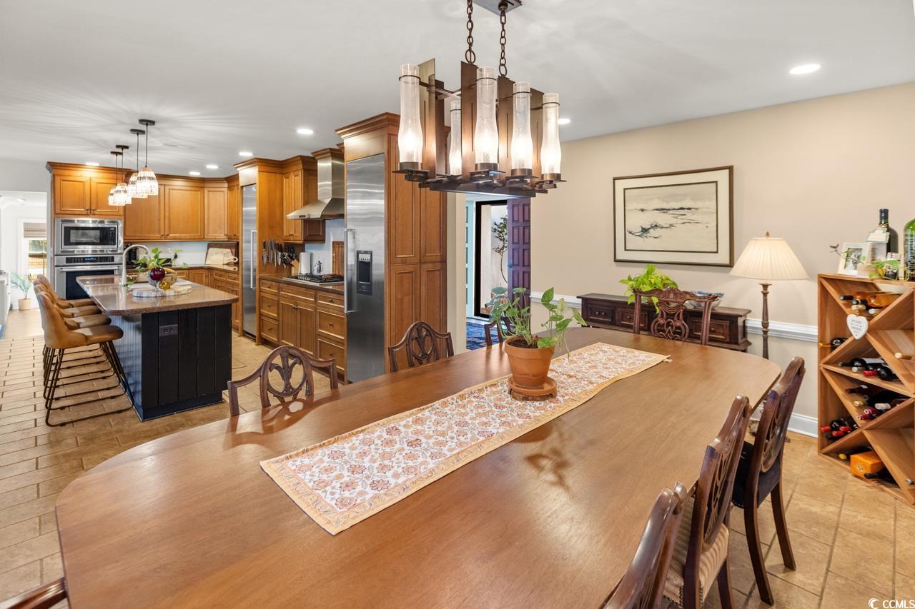 1007 Pyatt Street Georgetown, SC 29440 - Photo 13 of 31 Dining space with a chandelier, recessed lighting,