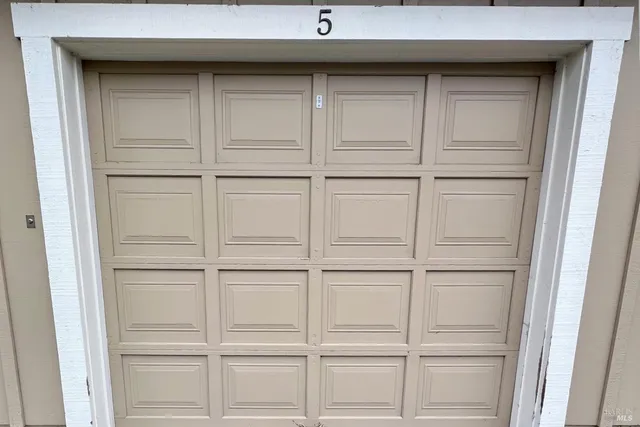 a close view of closet