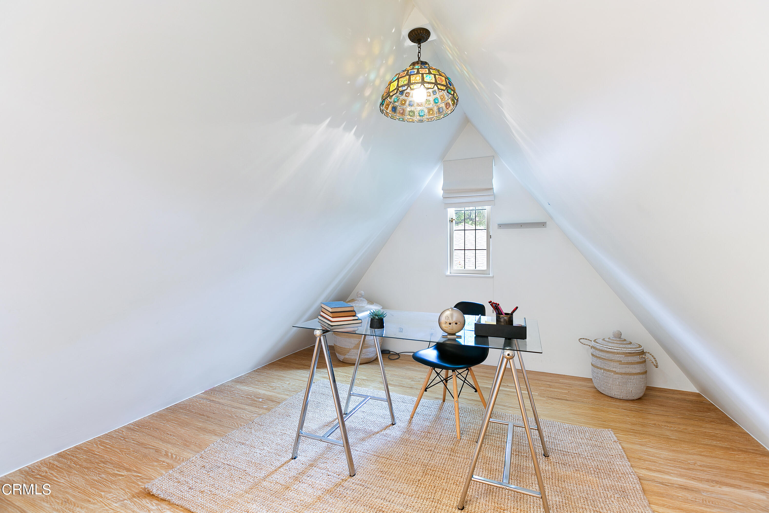 1665 Braeburn Road Altadena, CA 91001 - Photo 20 of 33 a view of workspace with wooden floor windows