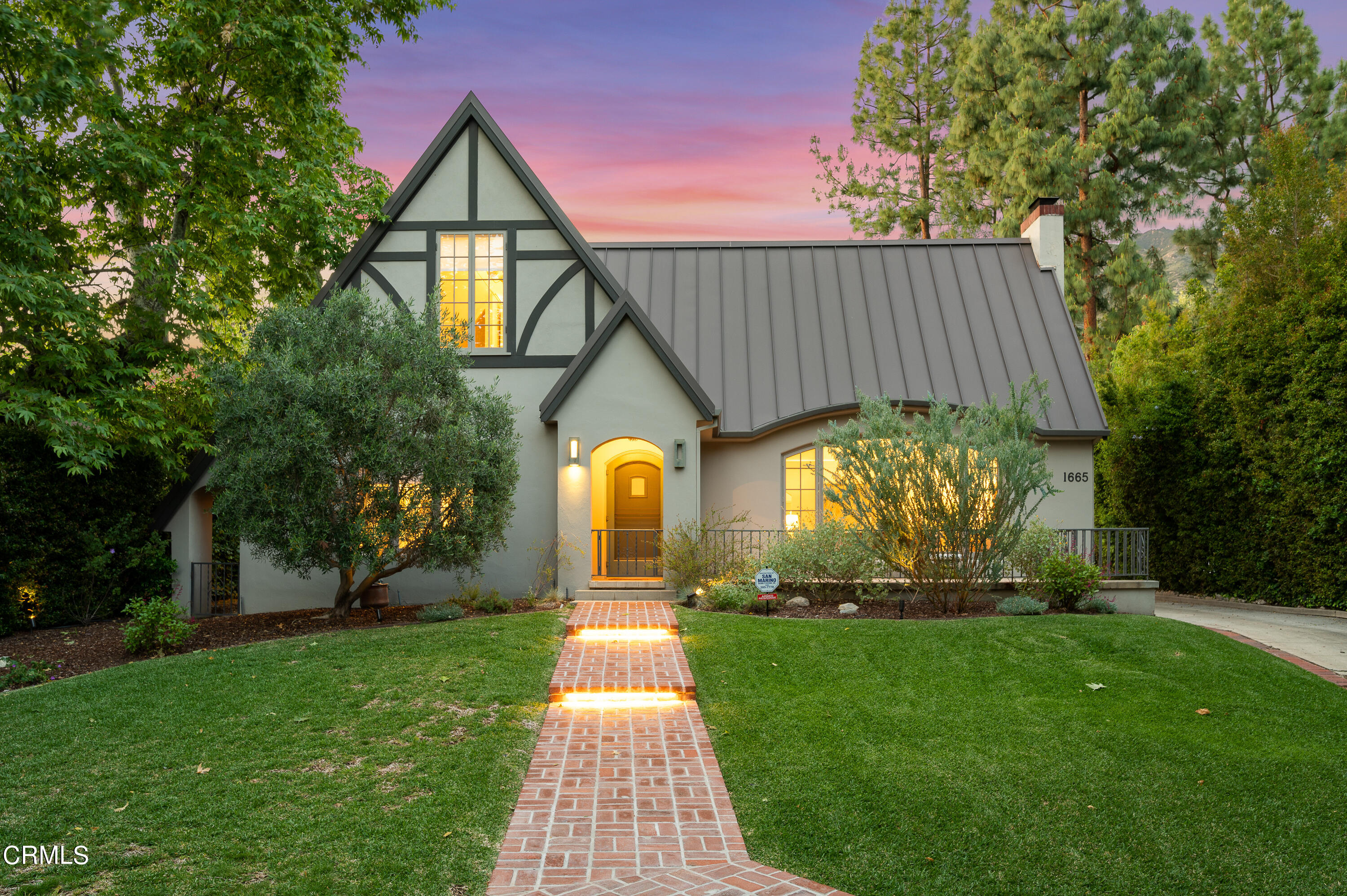 1665 Braeburn Road Altadena, CA 91001 - Photo 3 of 33 a front view of a house with garden