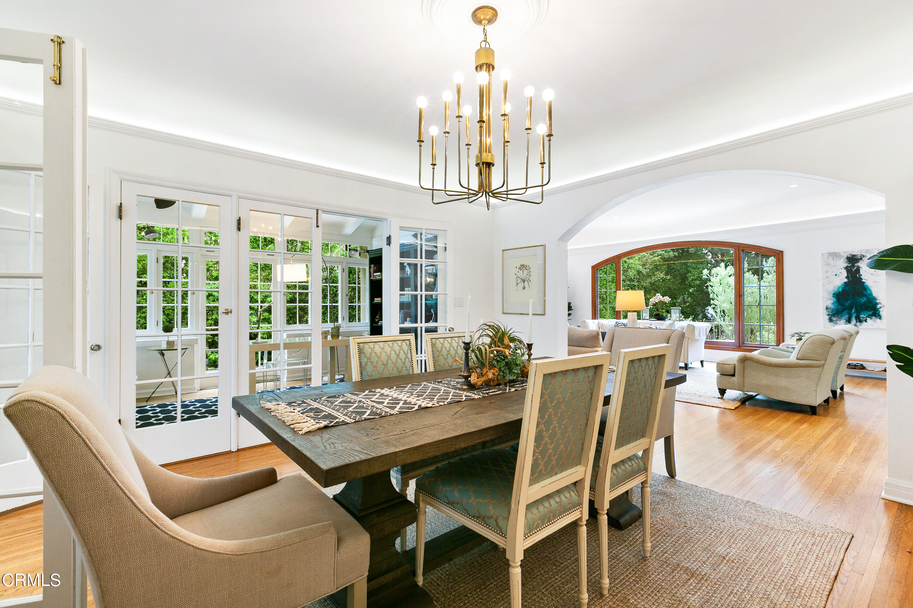 1665 Braeburn Road Altadena, CA 91001 - Photo 5 of 33 a view of a dining room with furniture window and wooden floor