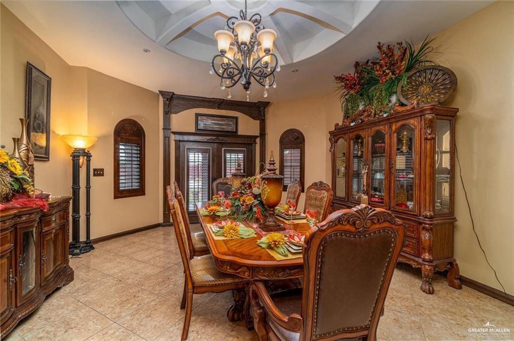 426 North FM 649 Rio Grande City, TX 78582 - Photo 6 of 16 a view of a dining room with furniture and chandelier