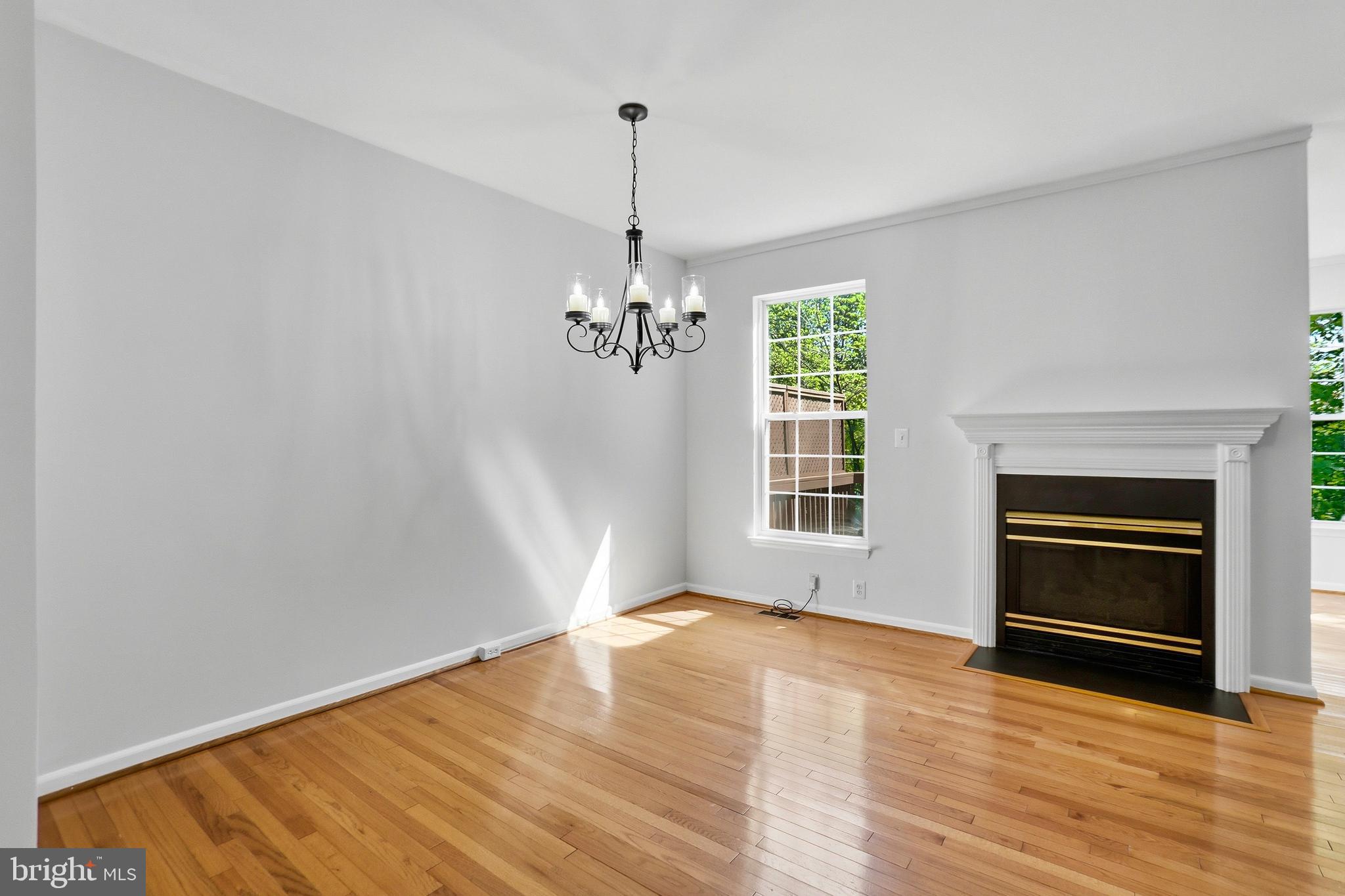 21648 Frame Square Broadlands, VA 20148 - Photo 14 of 36 a view of empty room with wooden floor and fireplace