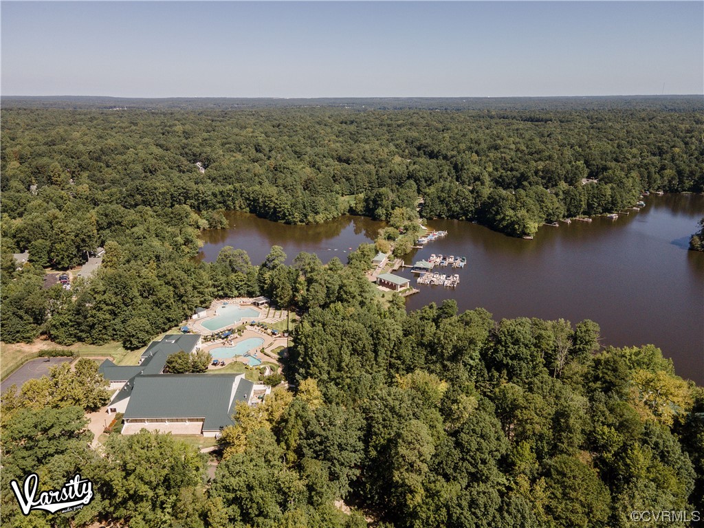 126 Water Pointe Court Midlothian, VA 23112 - Photo 18 of 19 an aerial view of a house with a yard and lake view