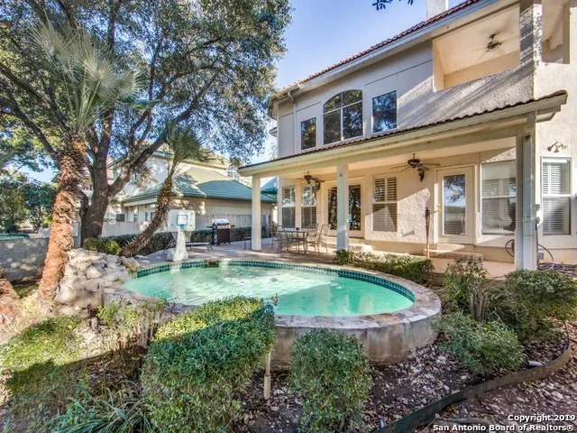 front view of a house with swimming pool