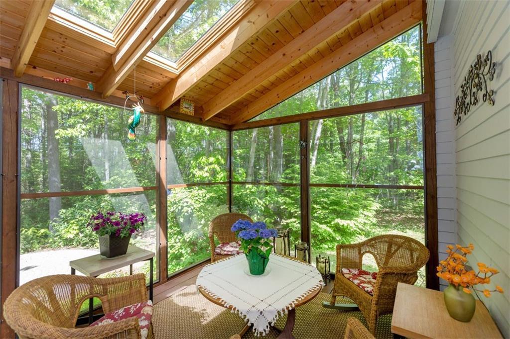 18 Hemlock Road Brunswick, ME 04011 - Photo 9 of 33 Steps from the screened porch lead...