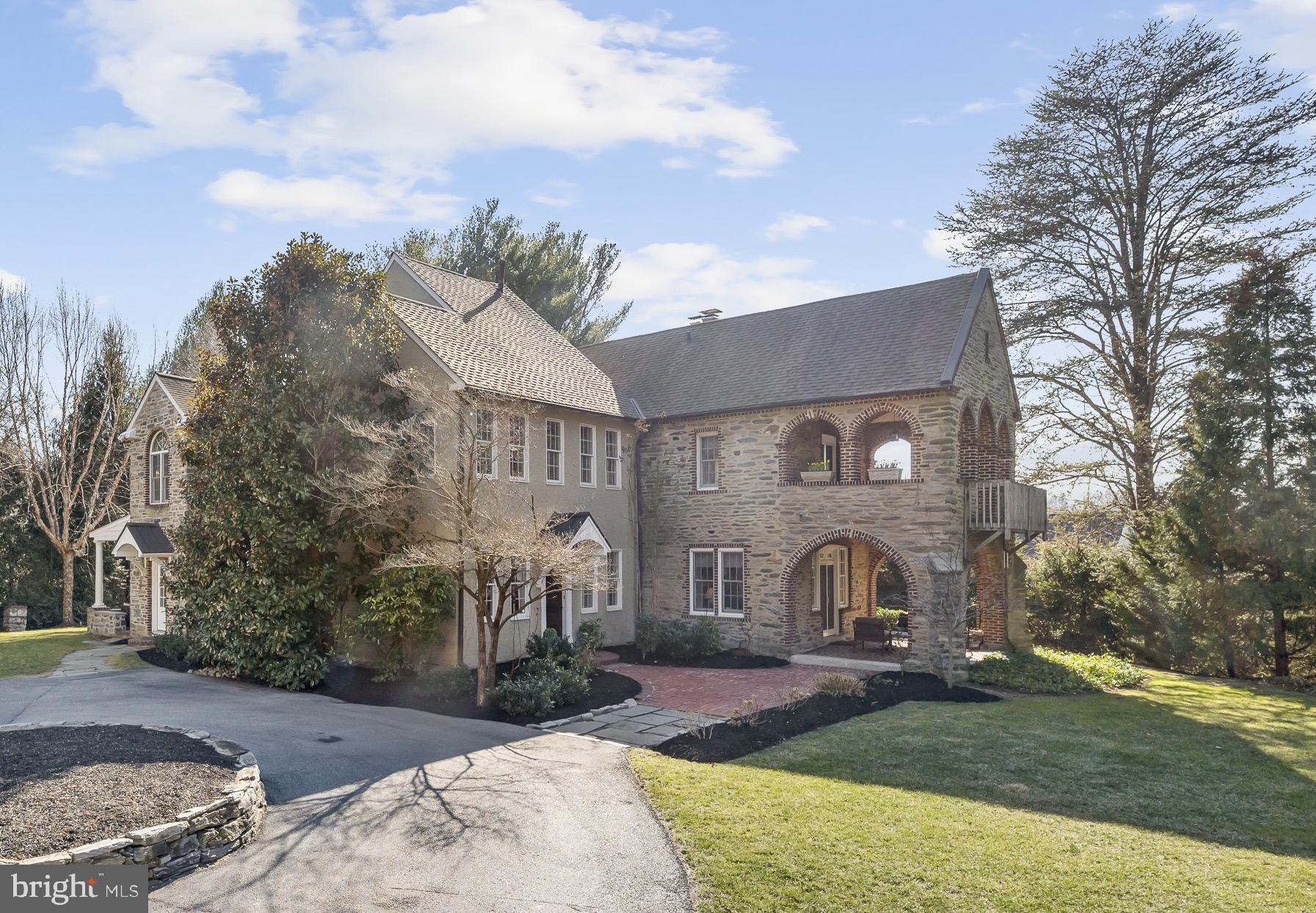 603 Foxfields Road Bryn Mawr, PA 19010 - Photo 2 of 51 a front view of a house with garden