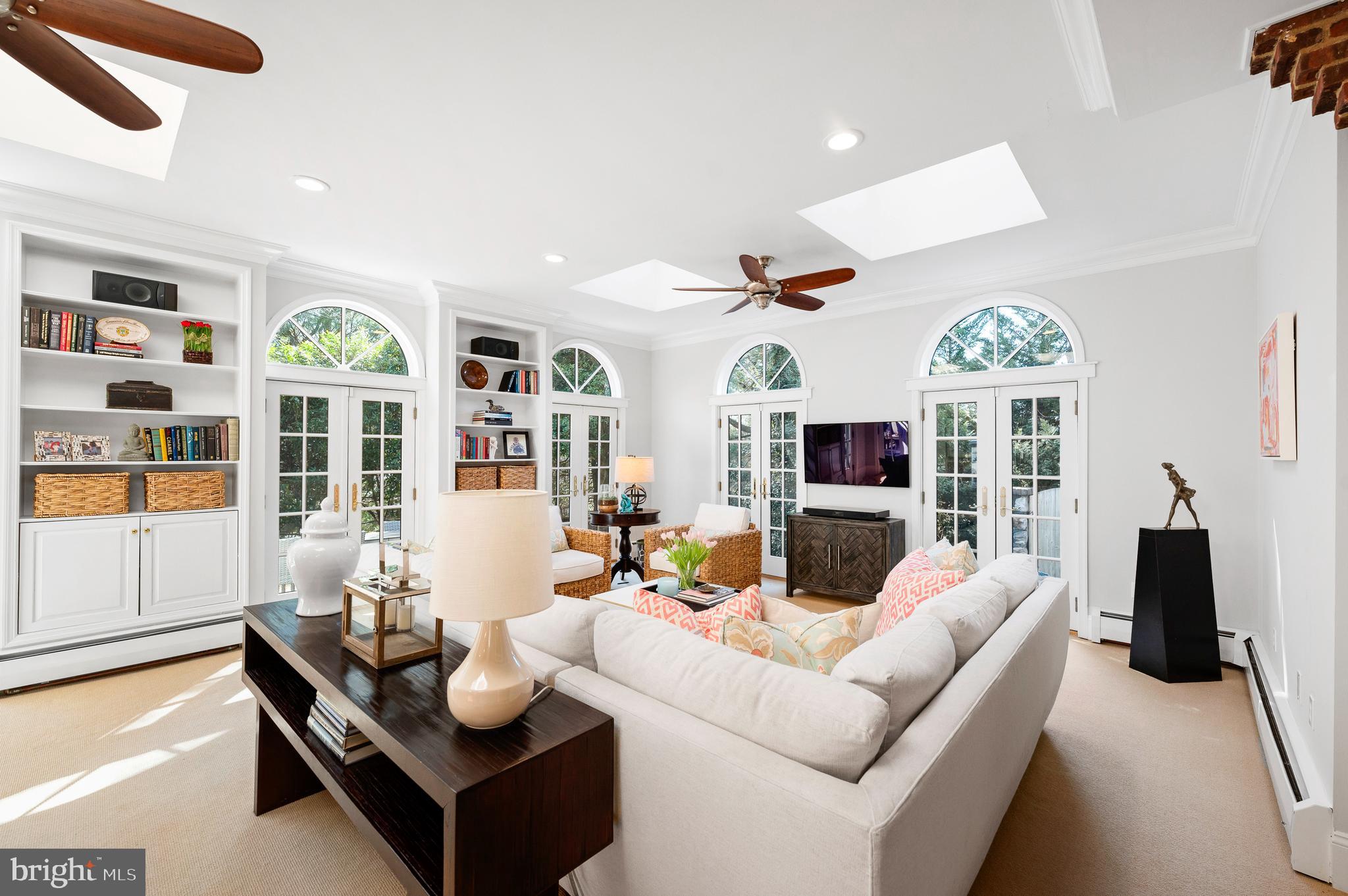 603 Foxfields Road Bryn Mawr, PA 19010 - Photo 22 of 51 a living room with furniture fireplace and flat screen tv