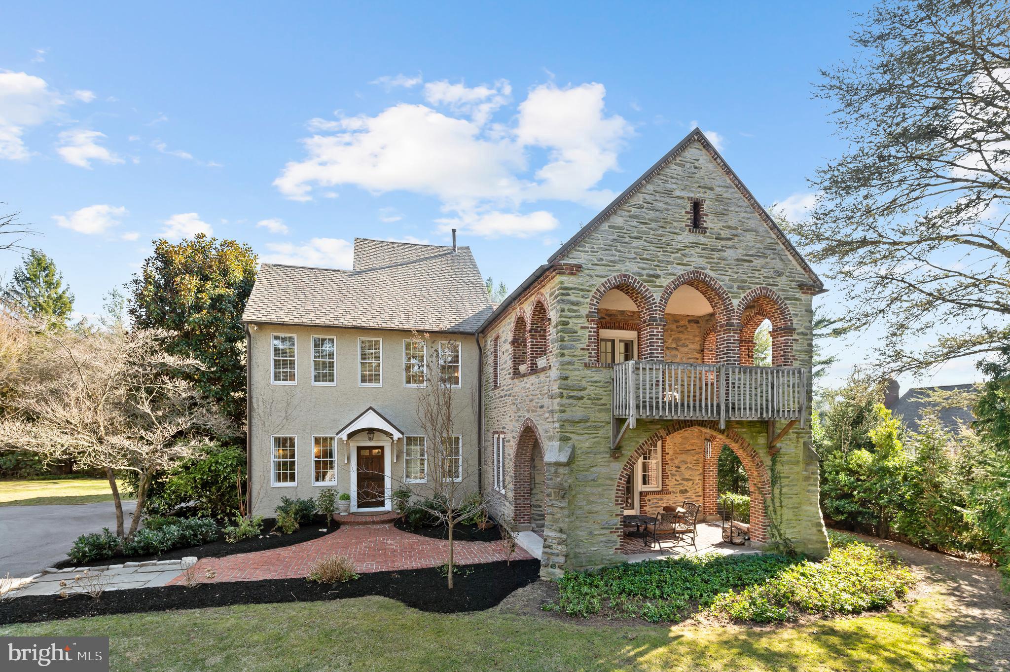 603 Foxfields Road Bryn Mawr, PA 19010 - Photo 3 of 51 a front view of a house with a yard