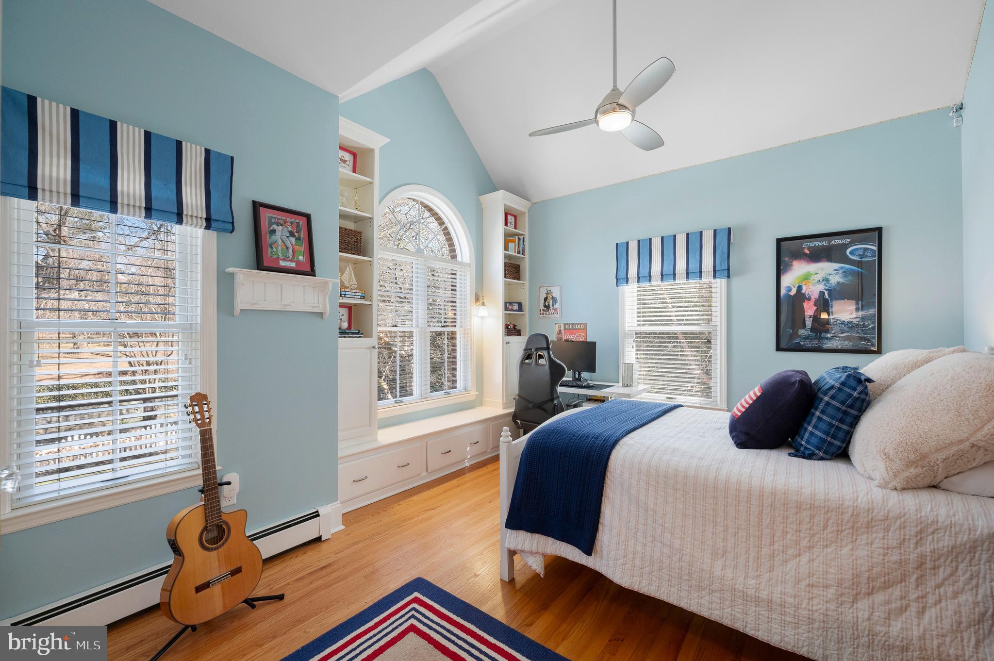 603 Foxfields Road Bryn Mawr, PA 19010 - Photo 35 of 51 a bedroom with a bed and a window