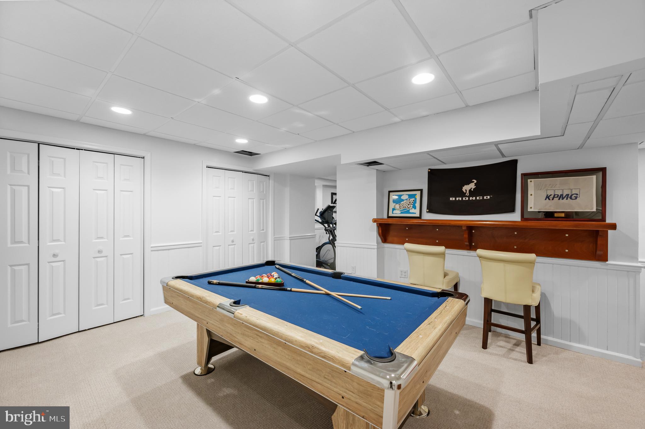 603 Foxfields Road Bryn Mawr, PA 19010 - Photo 40 of 51 a room with furniture pool table and flat screen tv