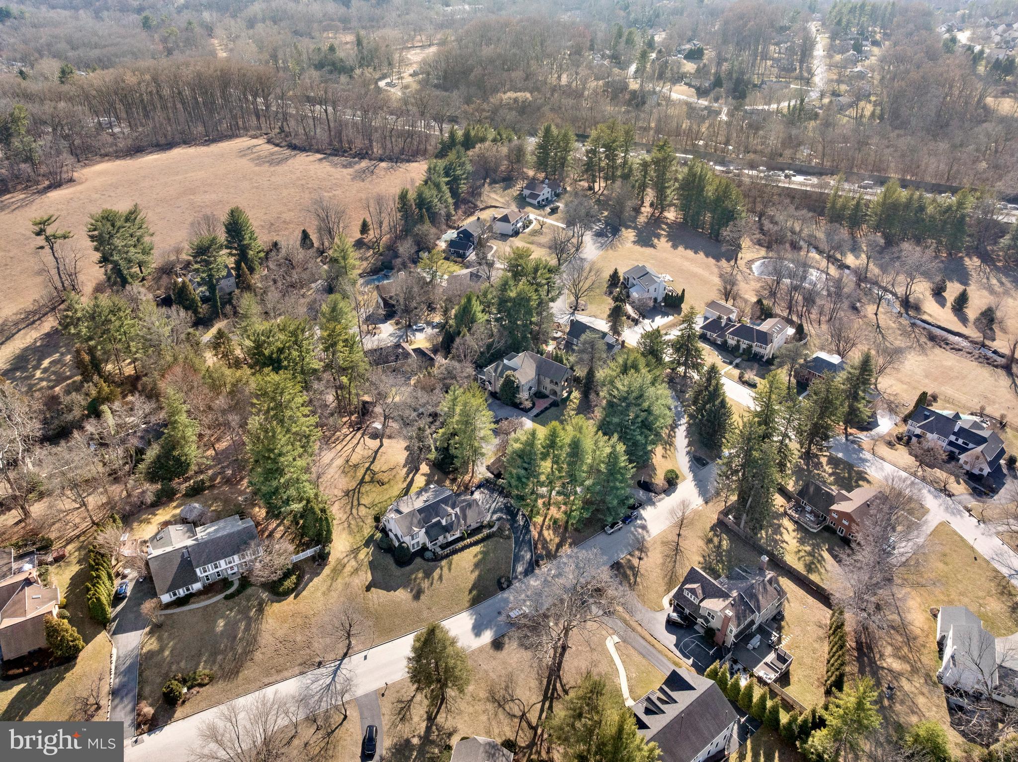603 Foxfields Road Bryn Mawr, PA 19010 - Photo 51 of 51 an aerial view of a houses with yard