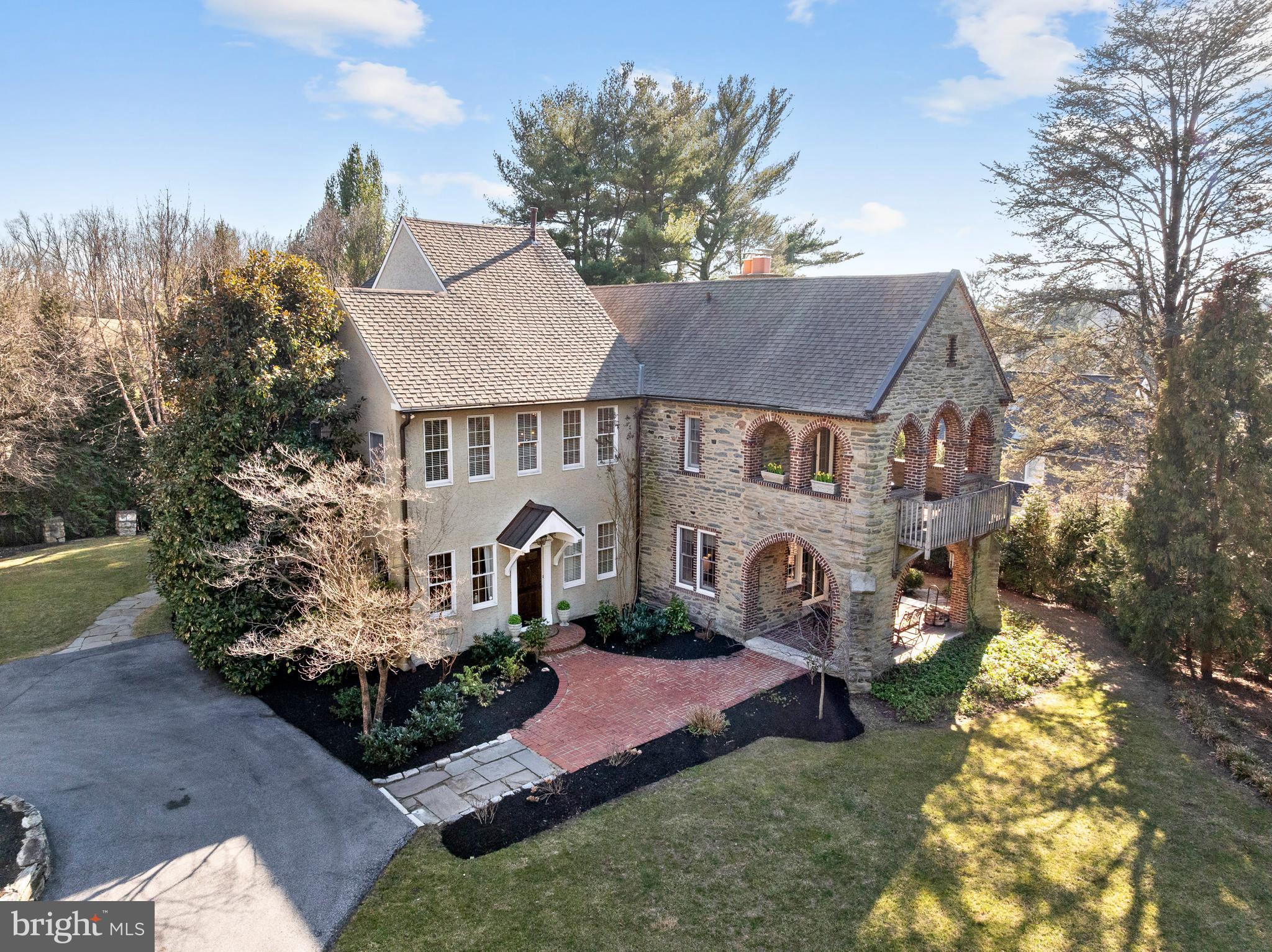 603 Foxfields Road Bryn Mawr, PA 19010 - Photo 7 of 51 a front view of a house with garden