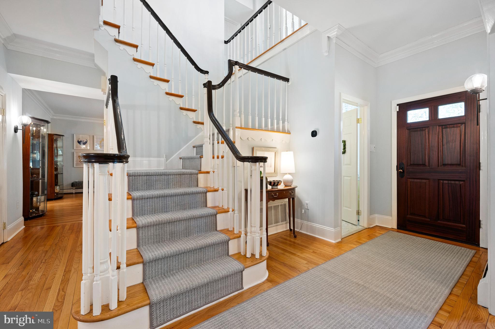 603 Foxfields Road Bryn Mawr, PA 19010 - Photo 9 of 51 a view of entryway with wooden floor and front door