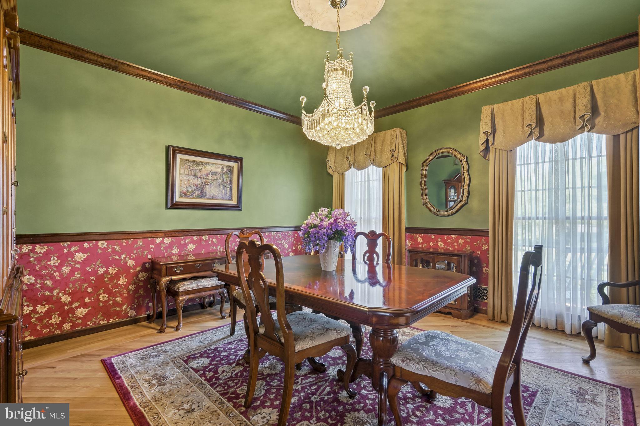 26 Ellisdale Road Allentown, NJ 08501 - Photo 13 of 45 Elegant dining room with vintage charm.