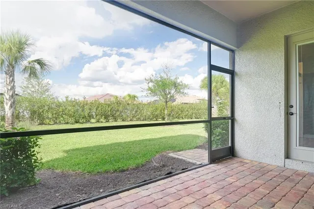 a view of outdoor space with backyard