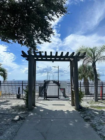 a view of street from balcony