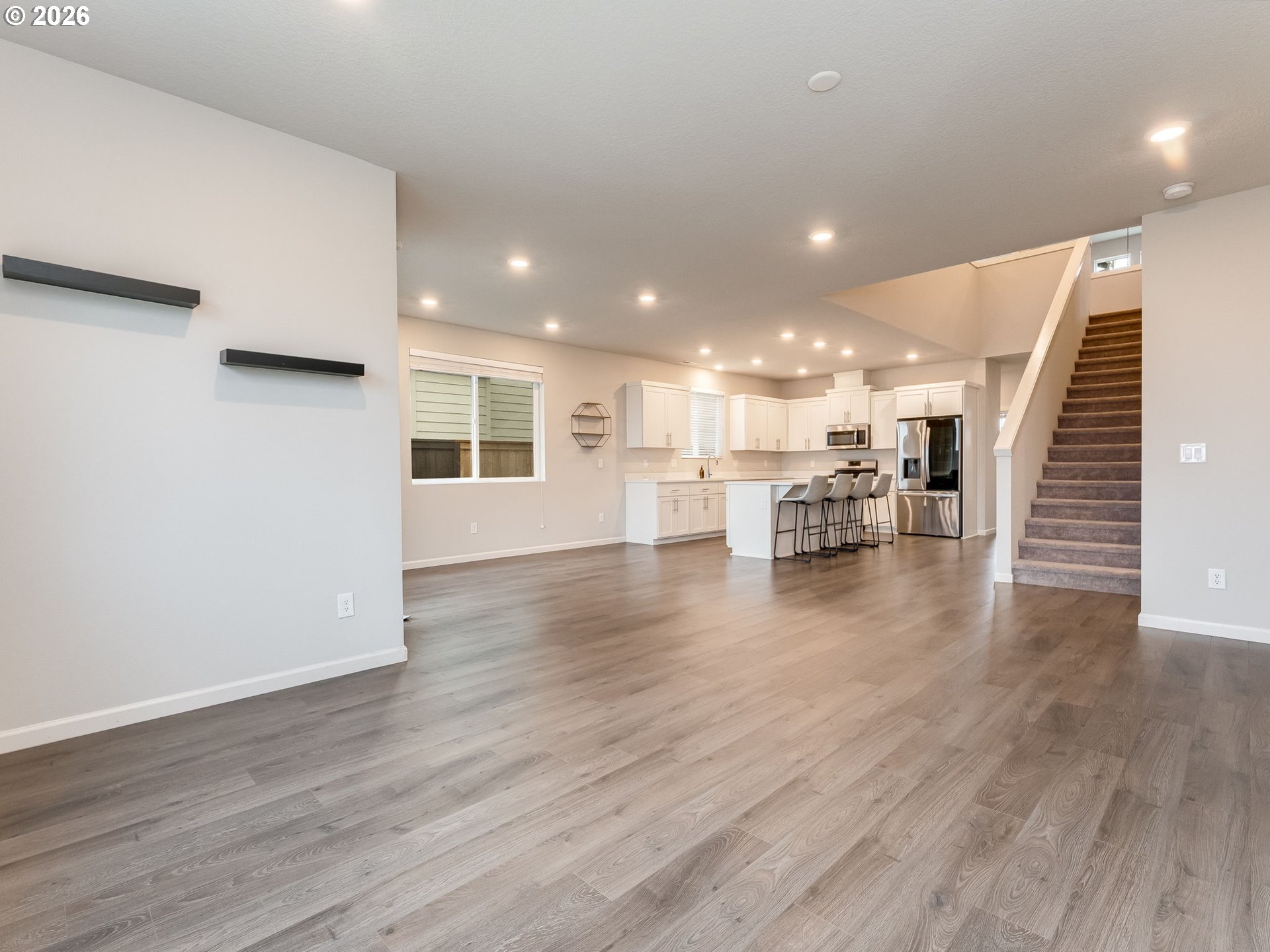 1663 Northwest Edgar Street McMinnville, OR 97128 - Photo 11 of 44 a view of kitchen with furniture and wooden floor