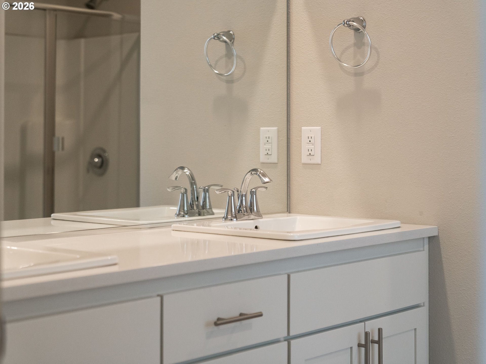 1663 Northwest Edgar Street McMinnville, OR 97128 - Photo 26 of 44 a bathroom with a sink and a mirror