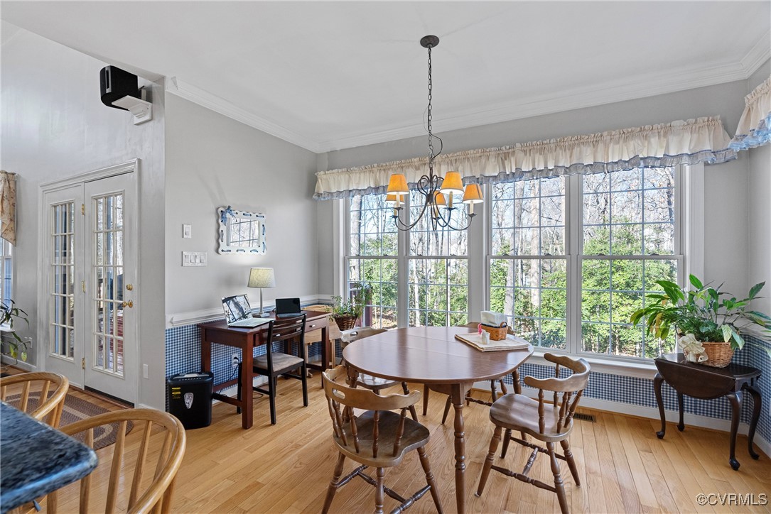 9134 Stephens Manor Drive Mechanicsville, VA 23116 - Photo 14 of 44 Dining space with 2 triple windown