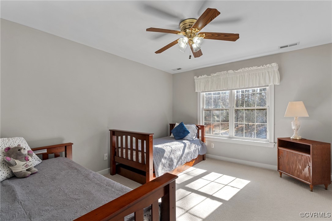 9134 Stephens Manor Drive Mechanicsville, VA 23116 - Photo 31 of 44 Carpeted bedroom with ceiling fan