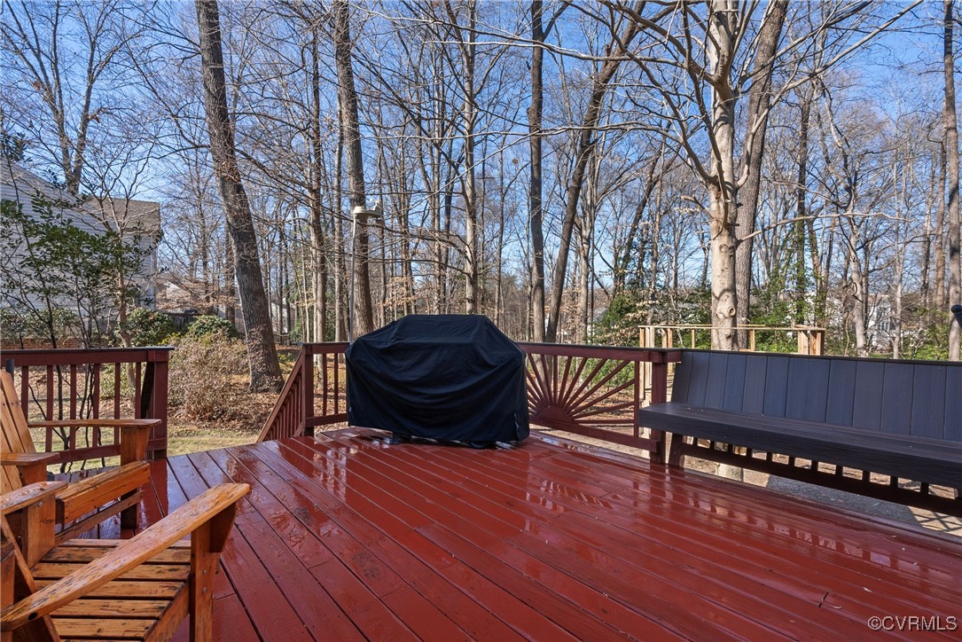 9134 Stephens Manor Drive Mechanicsville, VA 23116 - Photo 41 of 44 Deck with grilling area