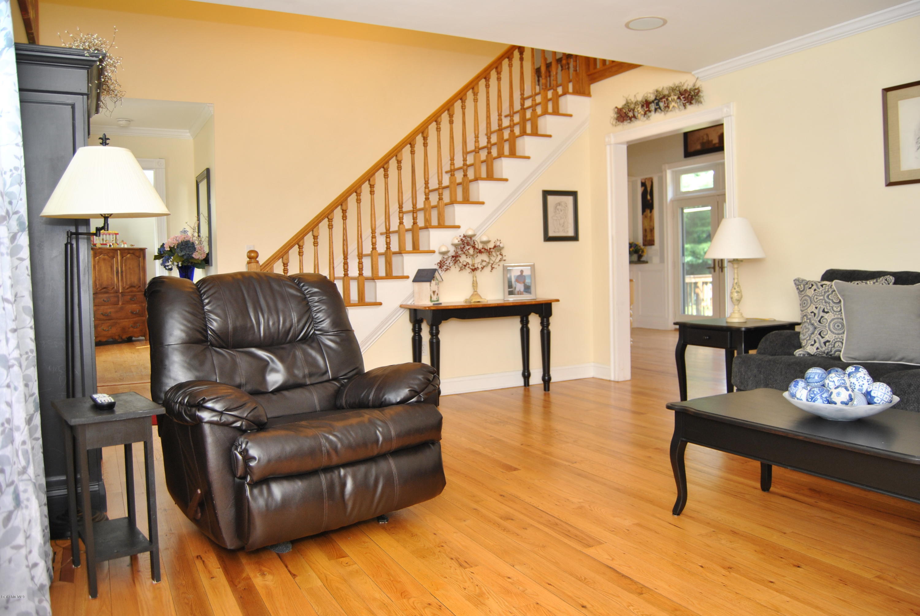 232 Salisbury Road Sheffield, MA 01257 - Photo 3 of 18 a living room with furniture and a wooden floor
