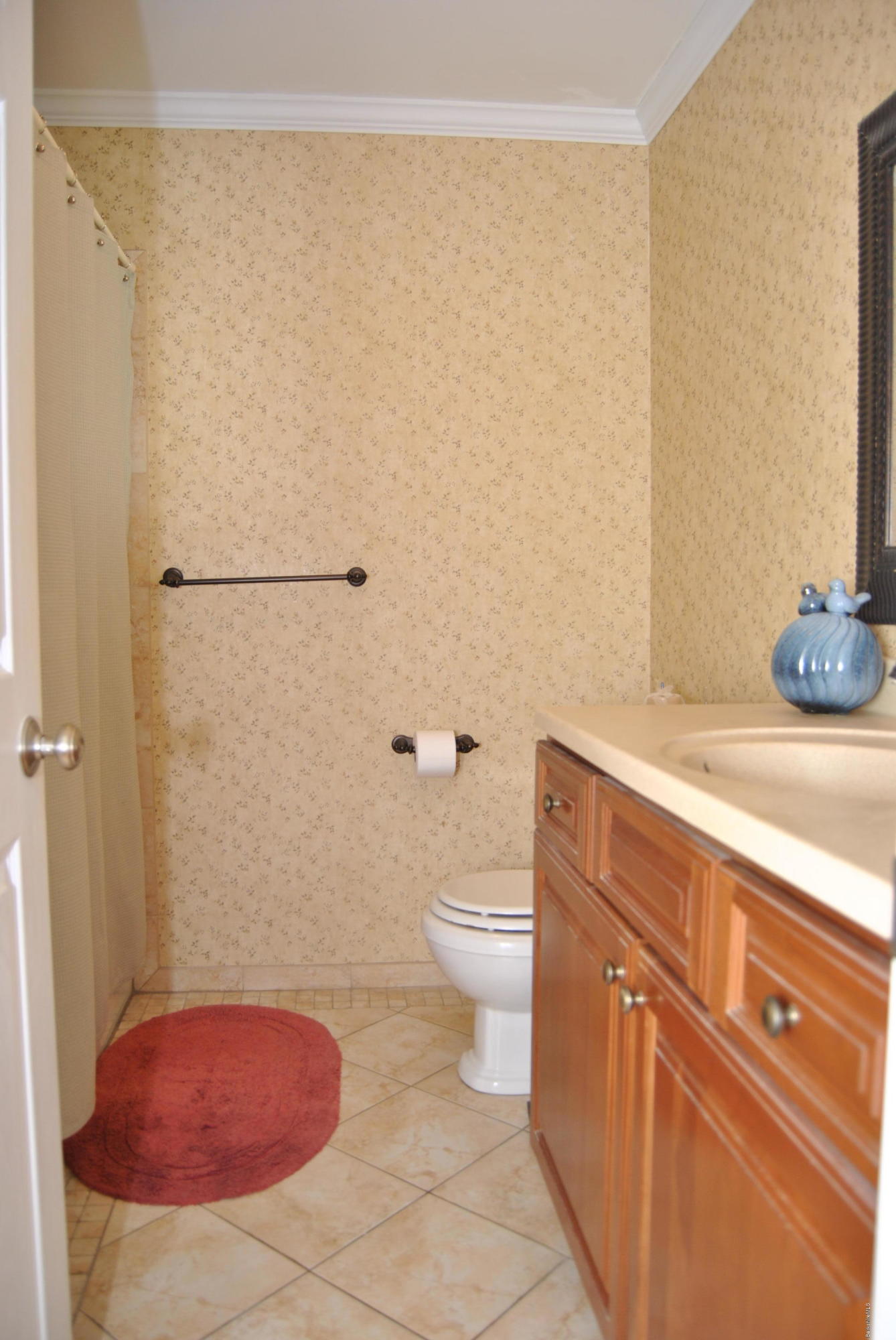 232 Salisbury Road Sheffield, MA 01257 - Photo 10 of 18 a bathroom with a granite countertop toilet and a sink