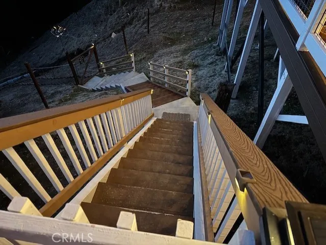 a view of a lake from a yard