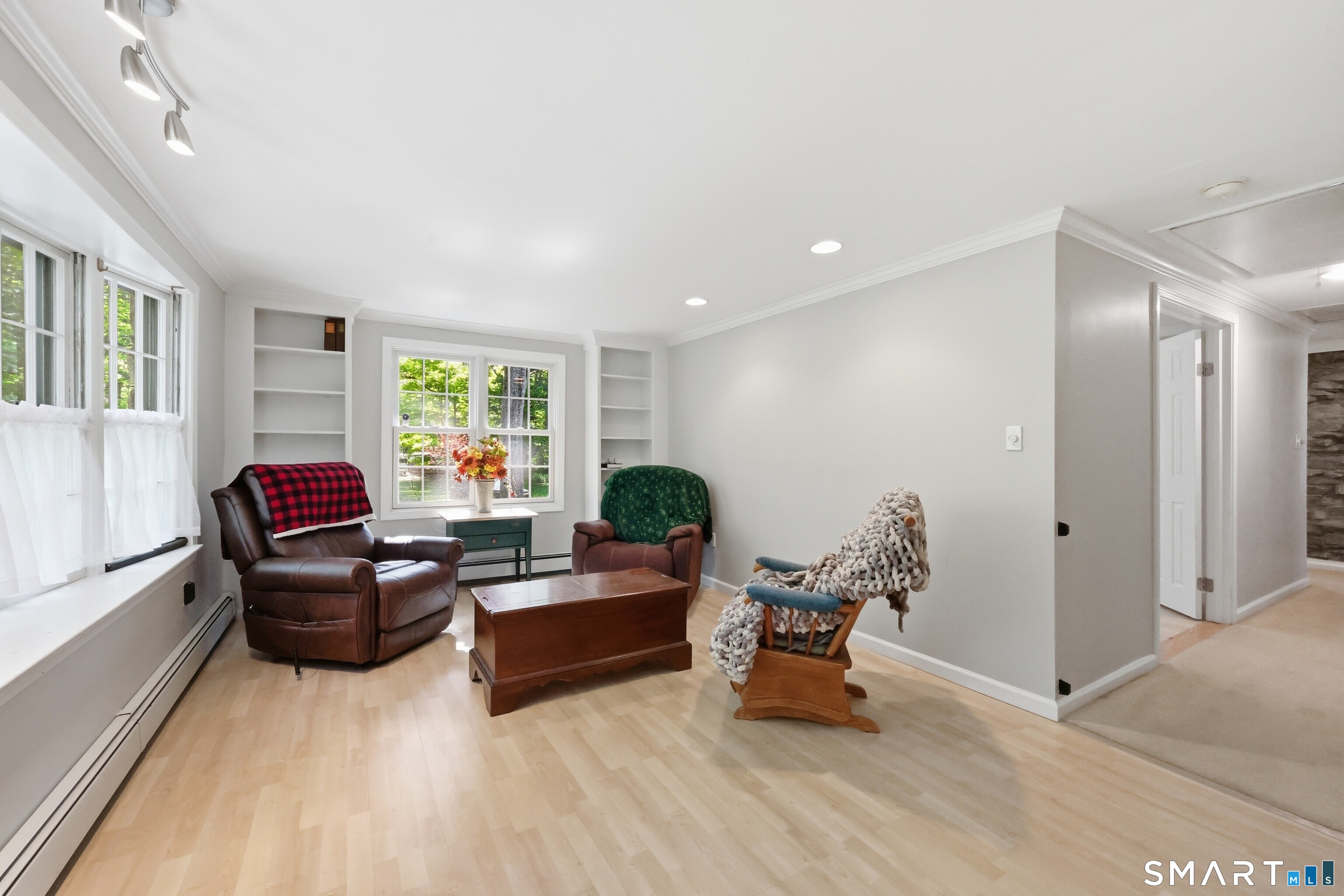 174 Canton Road Granby, CT 06035 - Photo 18 of 35 a living room with furniture and a large window