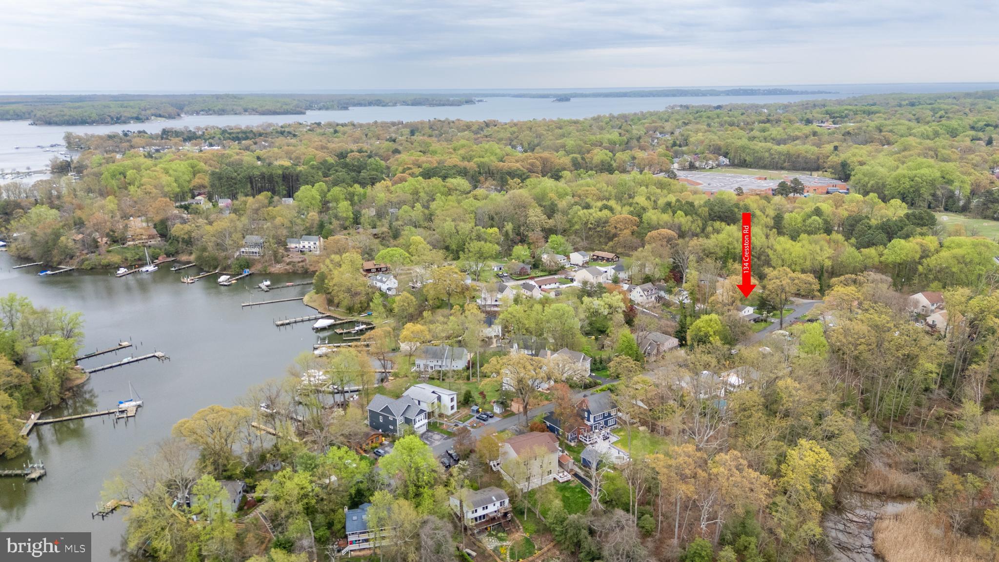 134 Cresston Road Arnold, MD 21012 - Photo 10 of 35 a view of lake and mountain