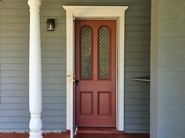 a view of front door of a house