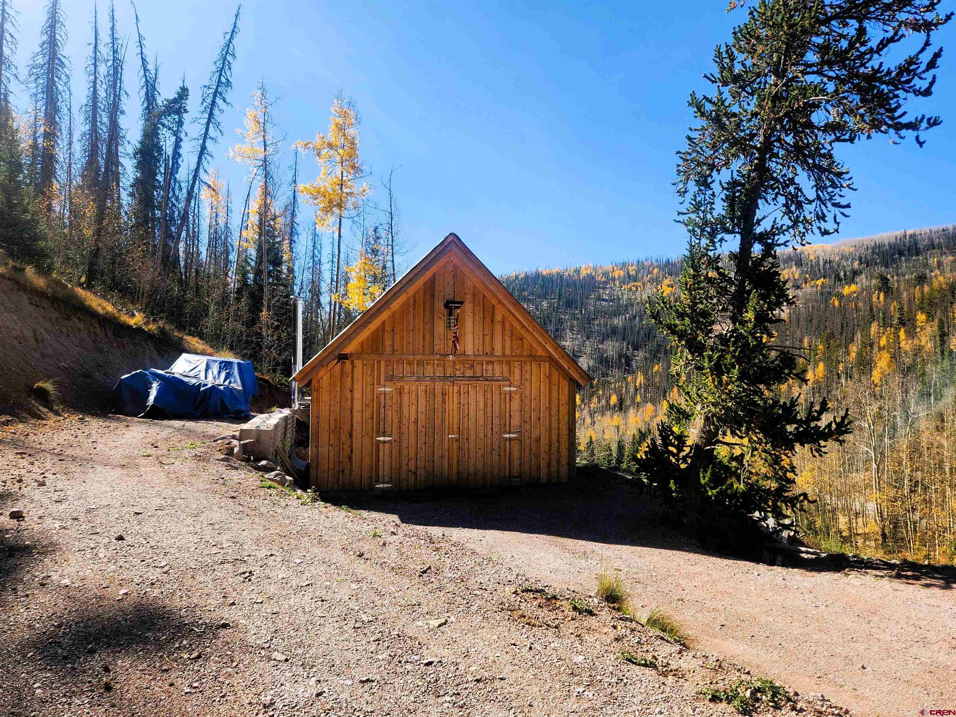 2540 Usfs Road Creede, CO 81130 - Photo 8 of 35 a view of a backyard of the house