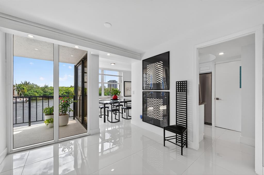 936 Intracoastal Drive, Unit 3C Fort Lauderdale, FL 33304 - Photo 18 of 82 a view of a livingroom with furniture window and outside view