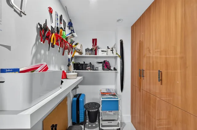 a view of a balcony with chairs
