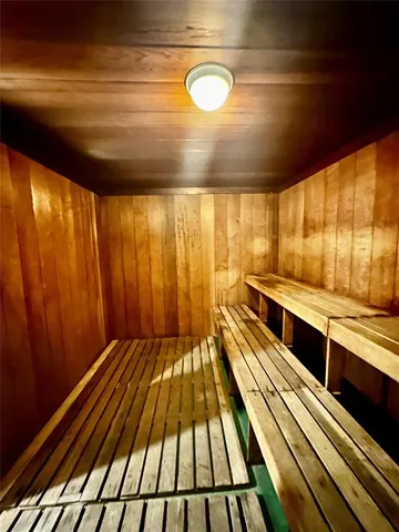 a view of a chairs and table in patio