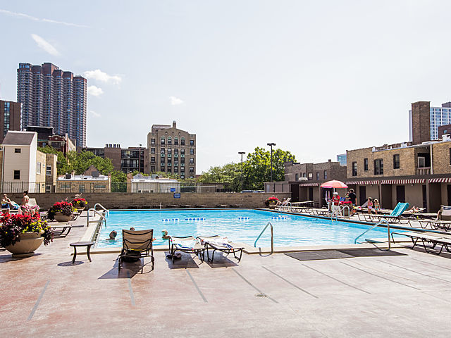 655 West Irving Park Road, Unit 3206 Chicago, IL 60613 - Photo 18 of 20 a view of a city with tall buildings