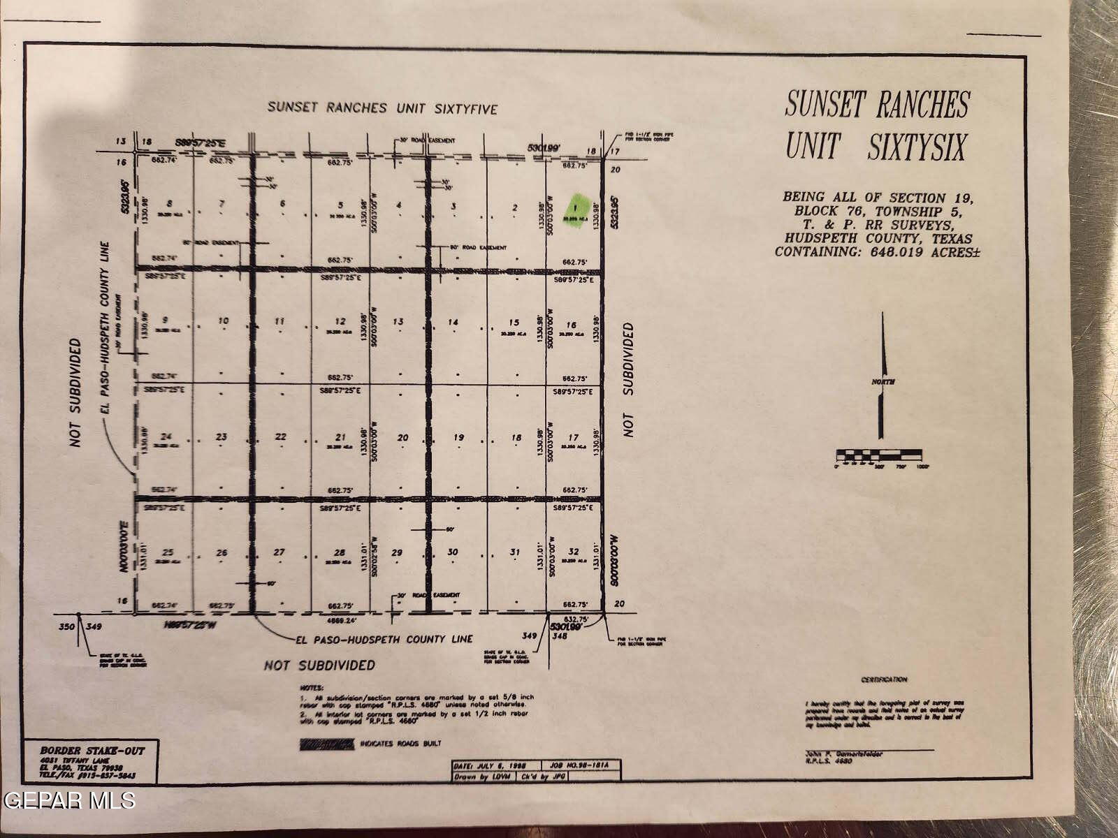 Lot 1 Sandy Lane Fort Hancock, TX 79839 - Photo 3 of 8 a view of a window