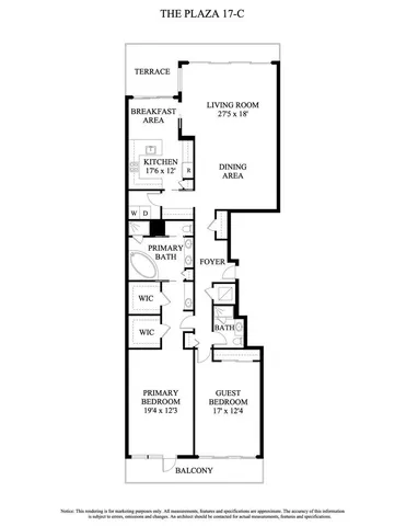 $1,800,000 | 525 South Flagler Drive, Unit 17C, West Palm Beach, FL 33401