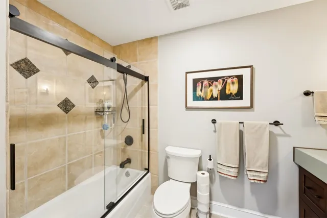 a view of a swimming pool with a yard