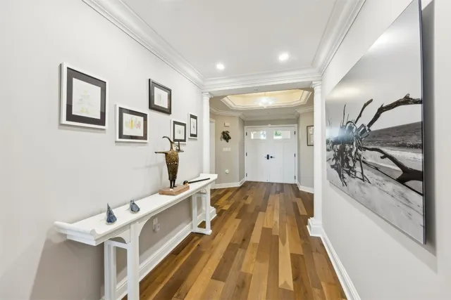 a sign on the side of a building