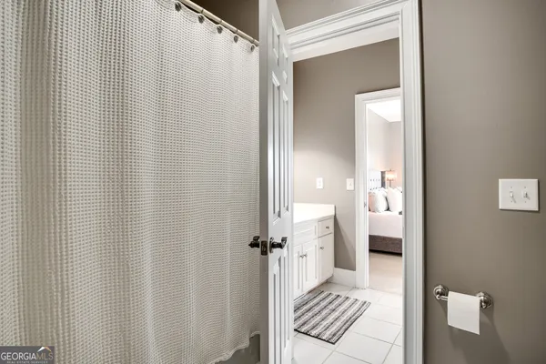 a view of a wooden deck